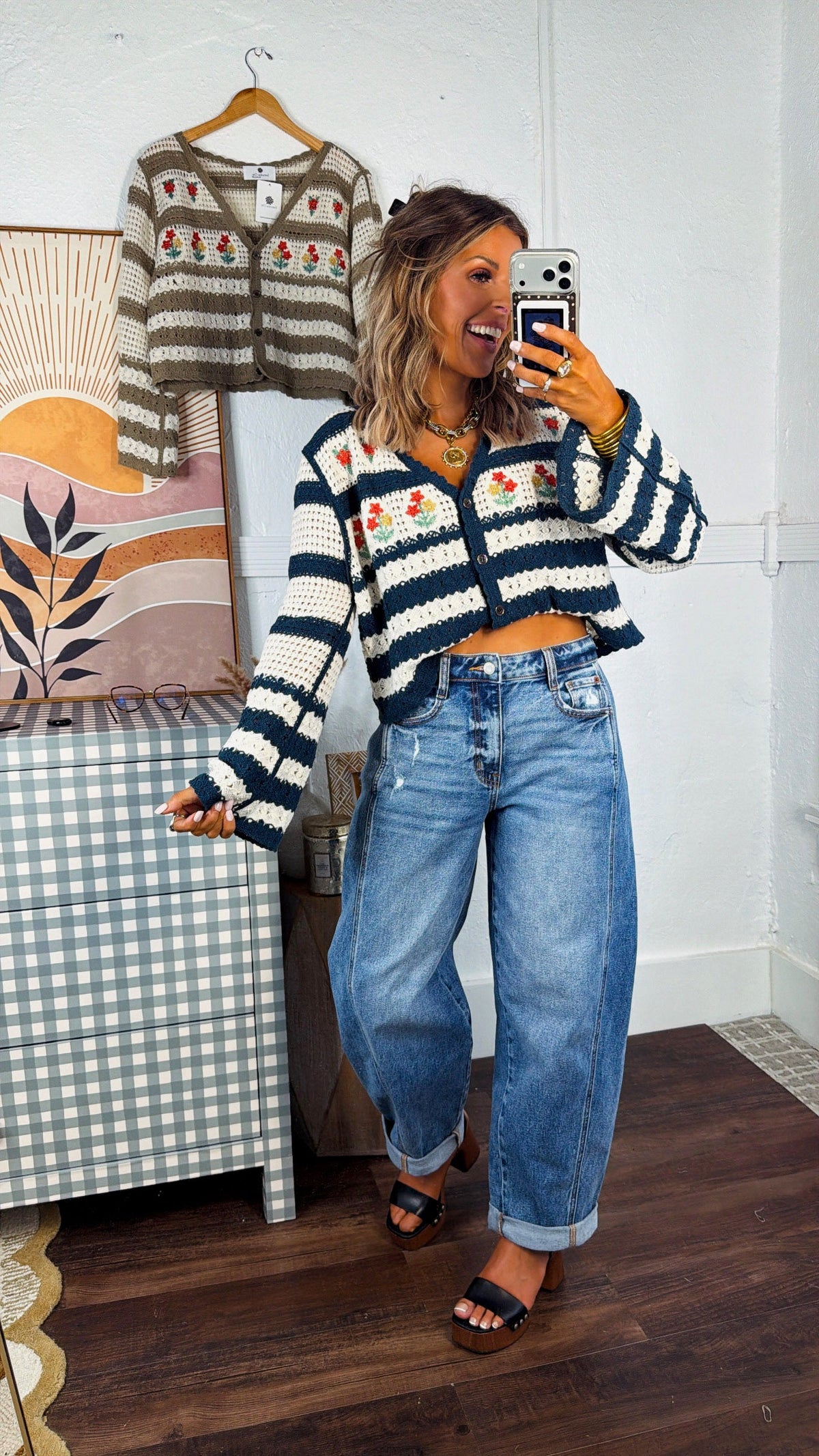 City Sculpt Barrel Jean, Medium