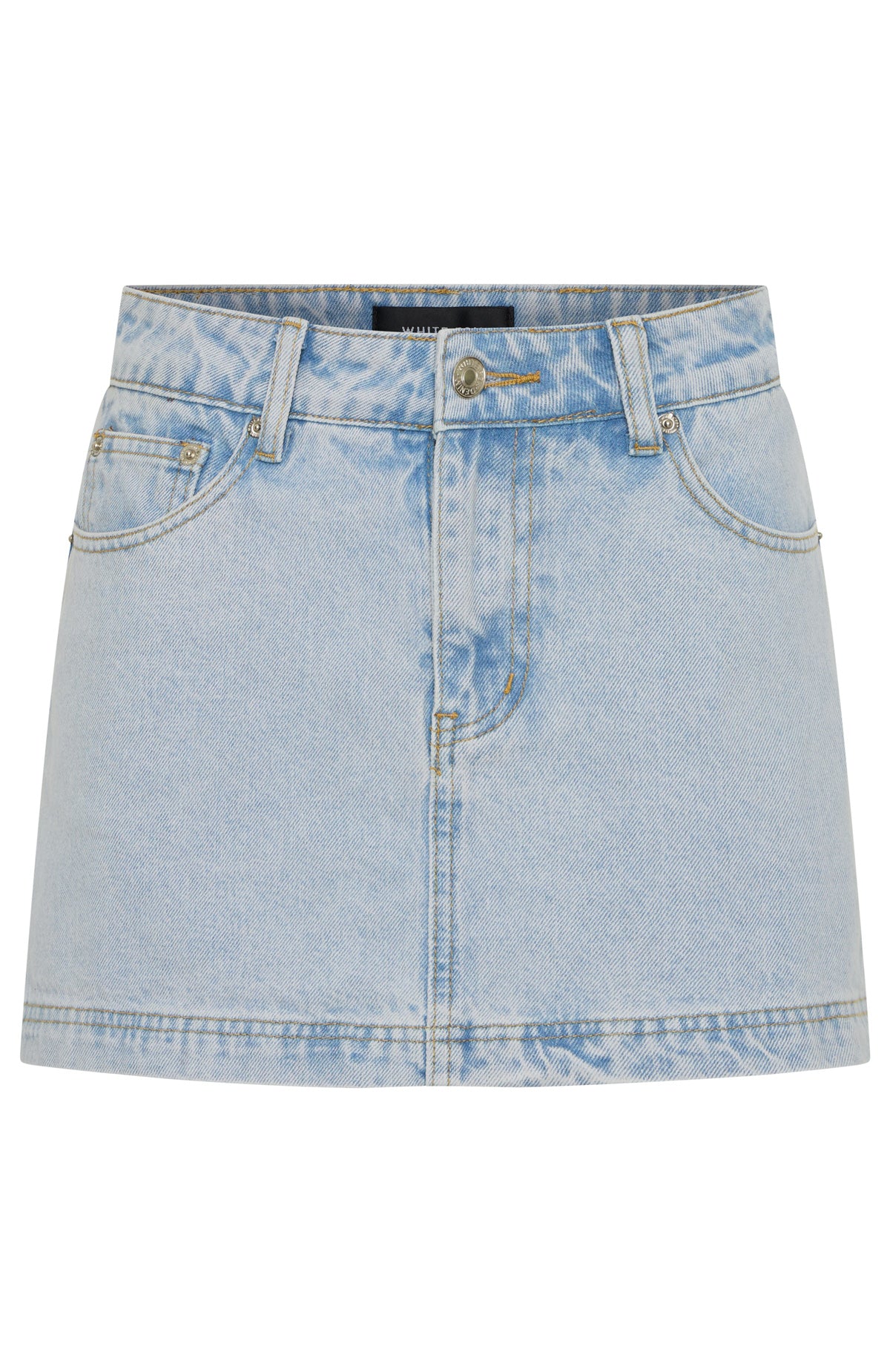 All Your Problems Denim Skort Glacier Blue