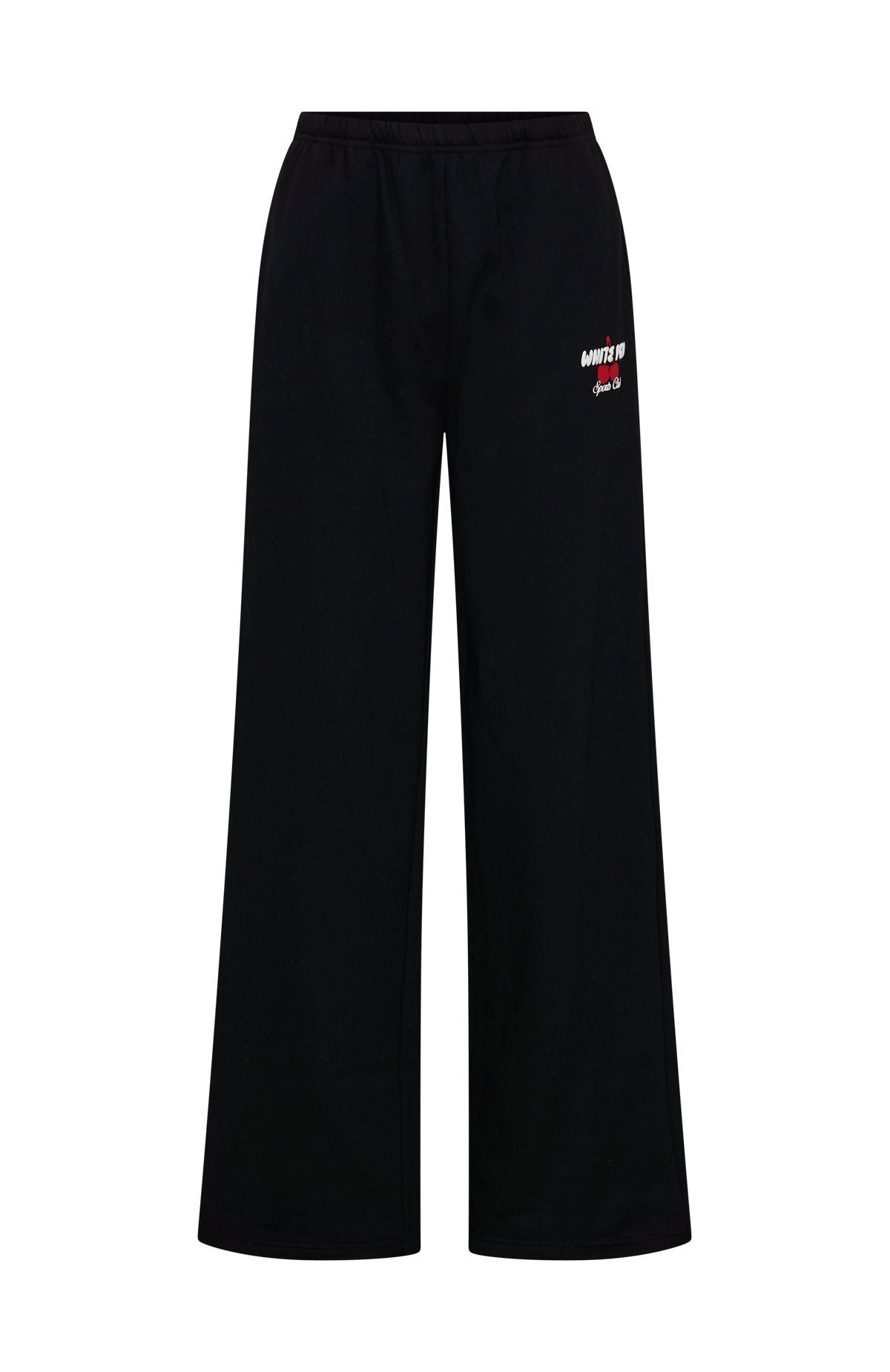 Club 14 Cassie Wide Leg Sweatpants Black