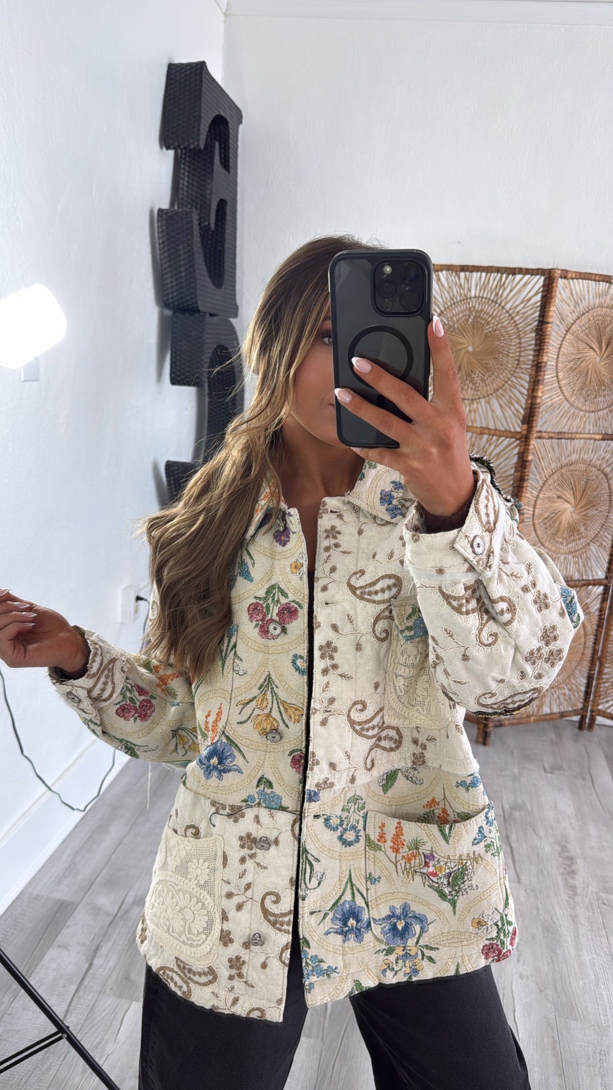 Luminous Threads Jacket, Natural Multi