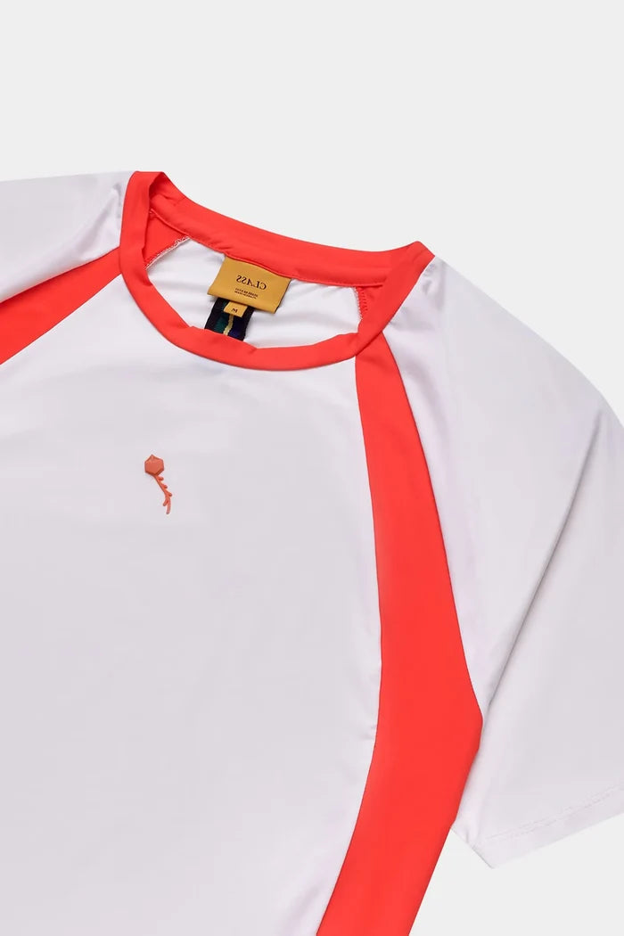 Camiseta Esportiva Class Pipa 3D (Off White/Orange) - Four Street
