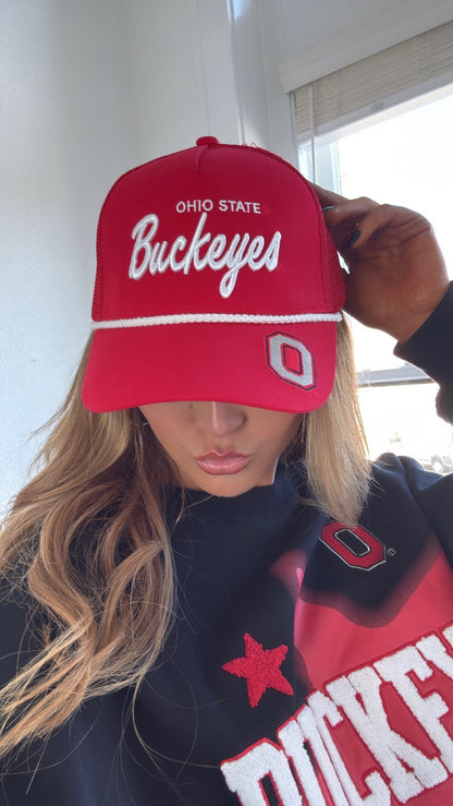 Buckeyes Hat, Red