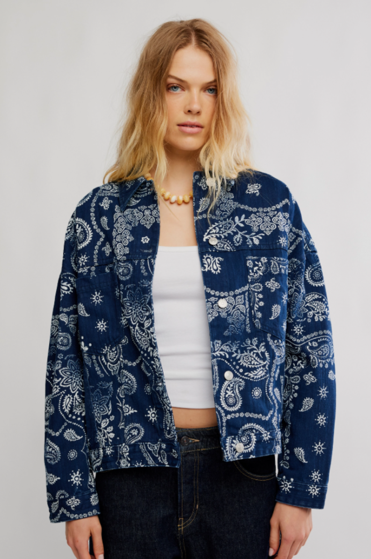 Opal Swing Printed Jacket