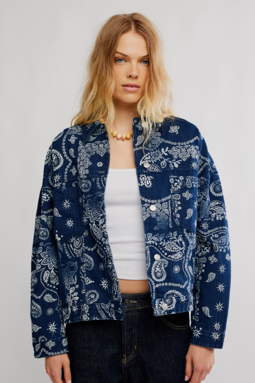 Opal Swing Printed Jacket