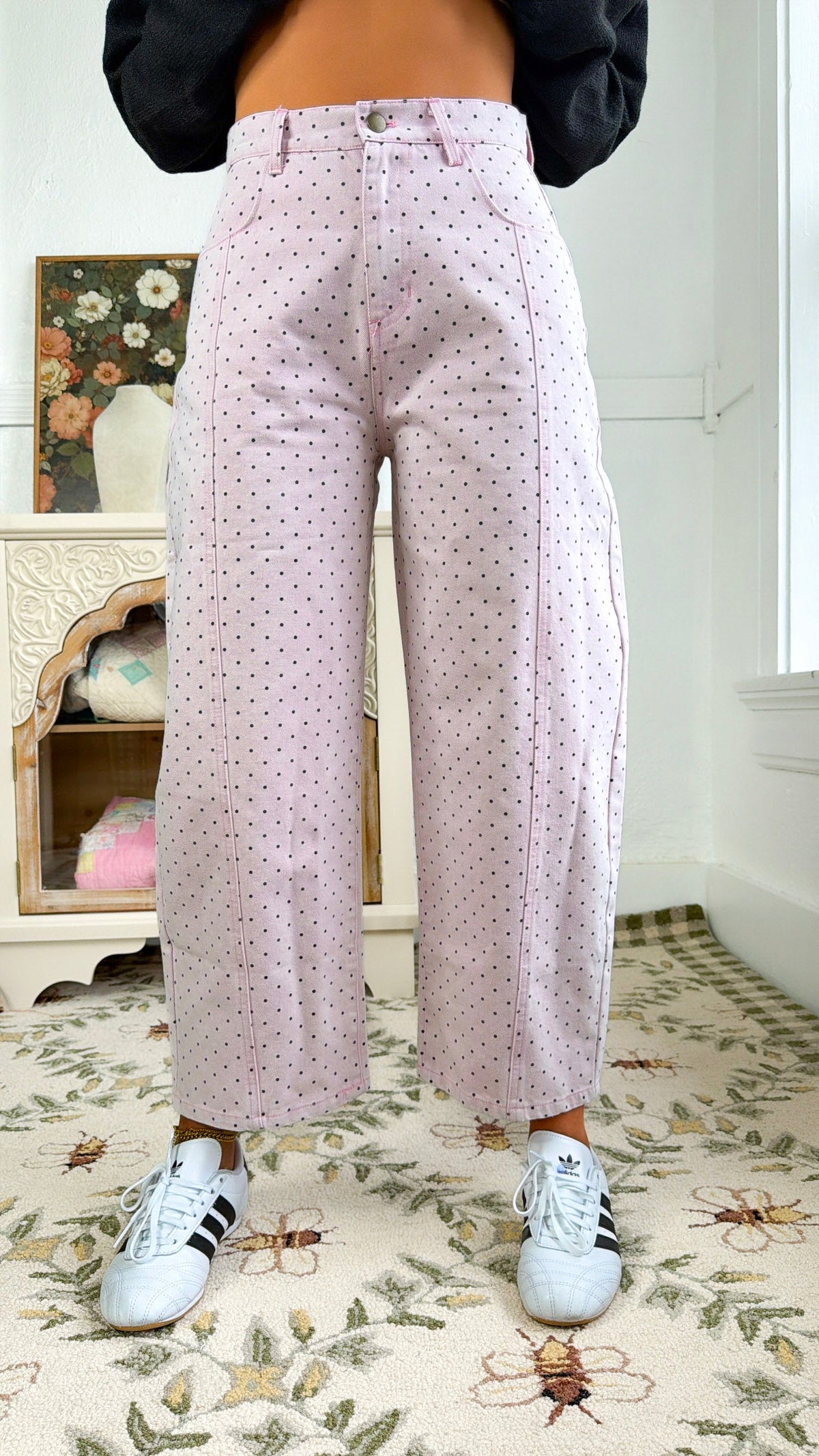 Little Polka Dot Barrels, LT. Pink