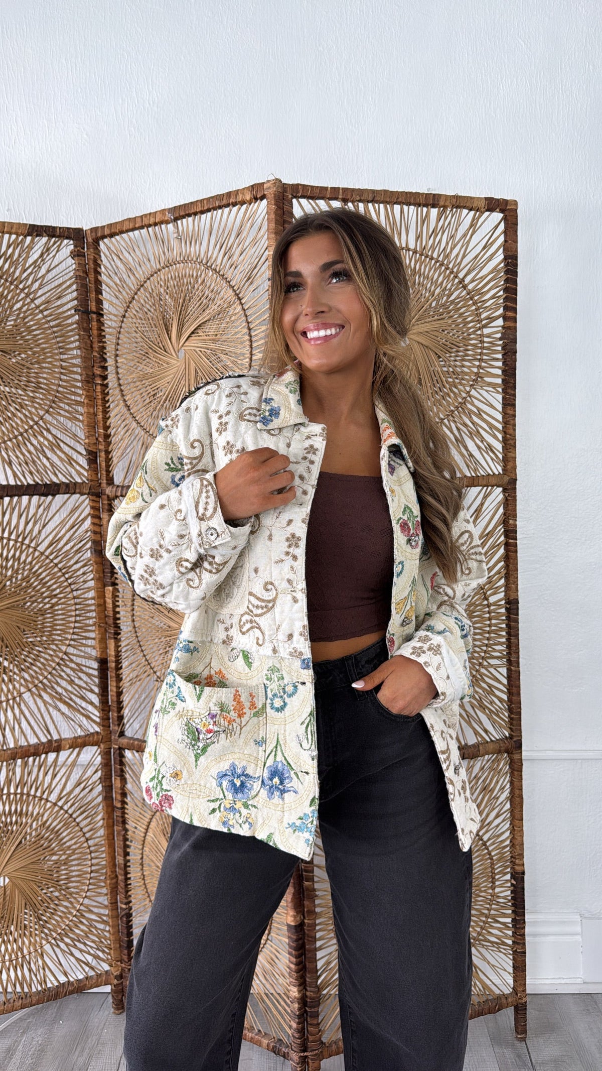 Luminous Threads Jacket, Natural Multi