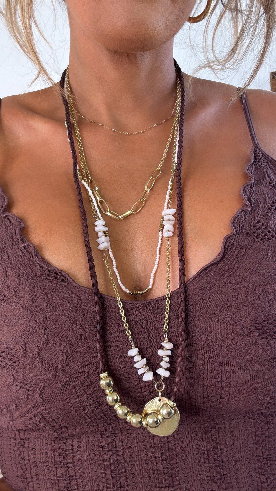 Hartlyn Necklace, Ivory