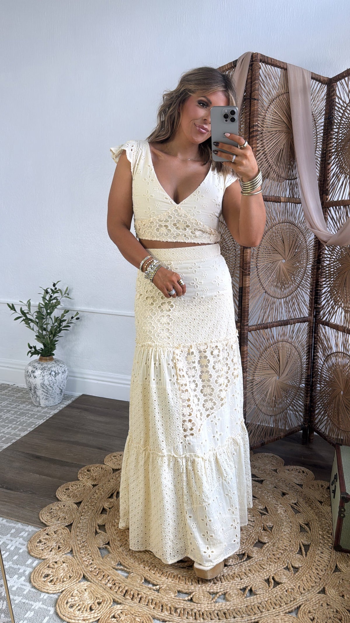 ECB Exclusive: Sunseeker Eyelet Boho Set