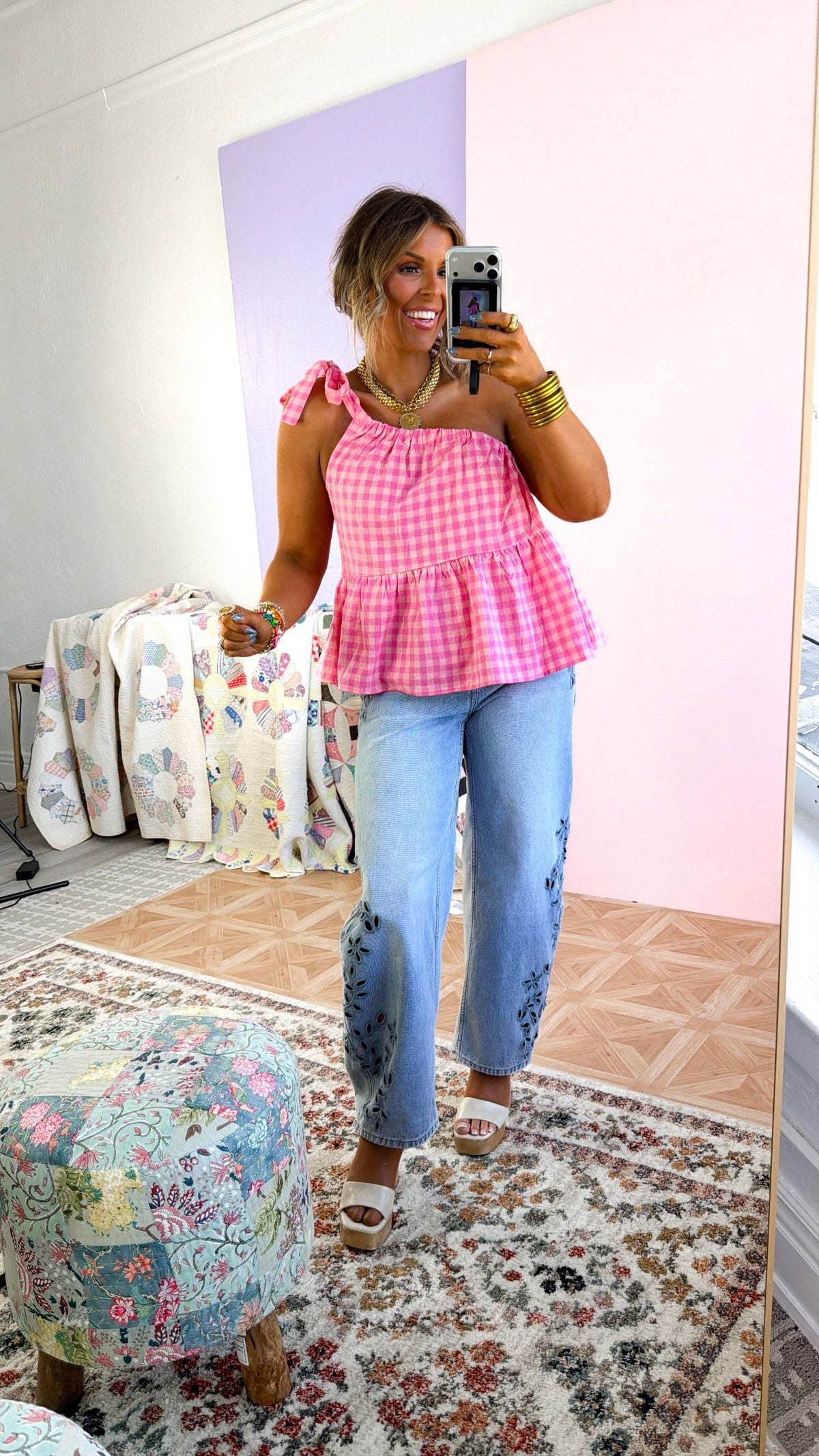 Pink Lemonade One Shoulder Top, Pink