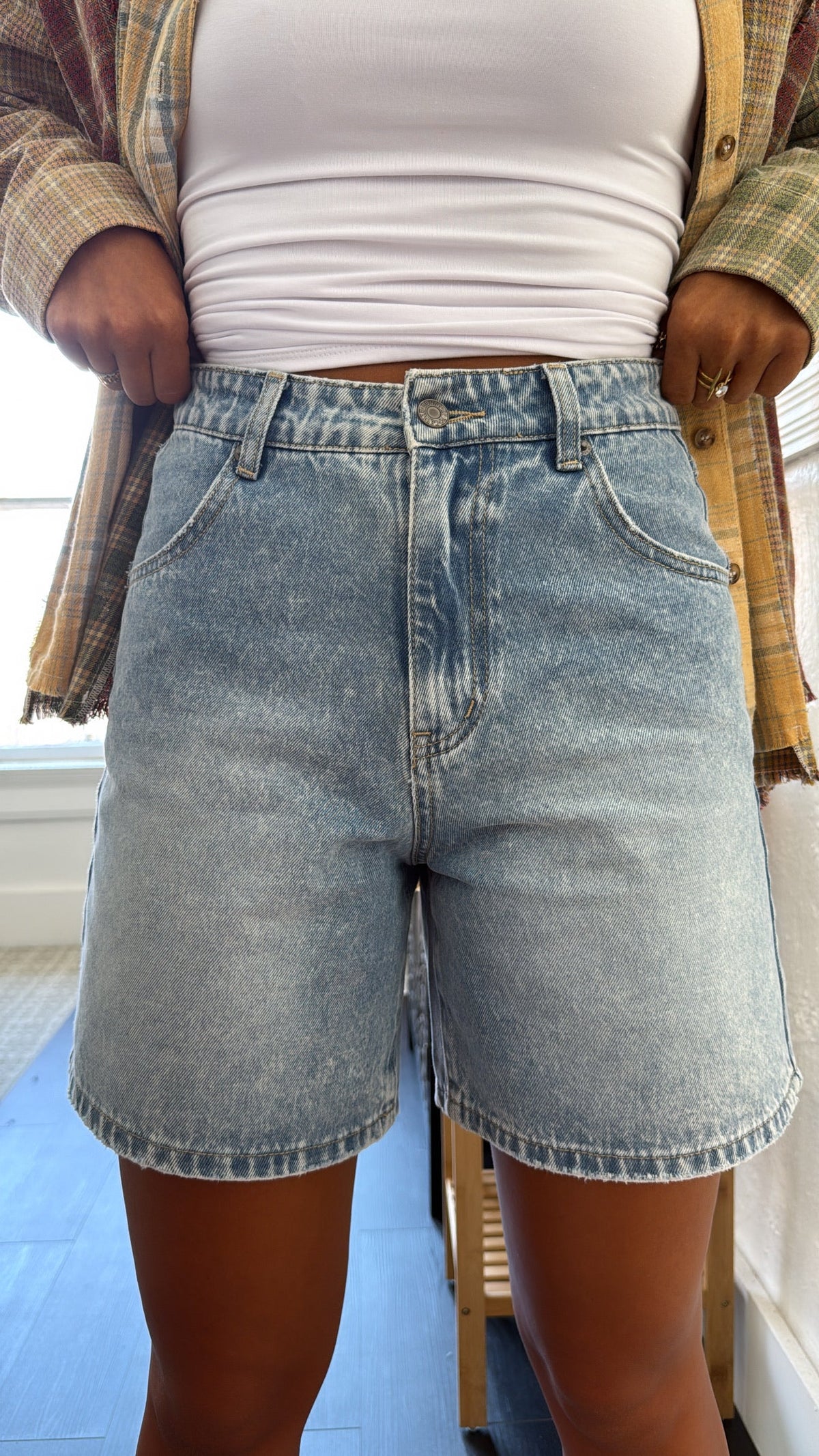 BY TOGETHER: Denim Jean Shorts
