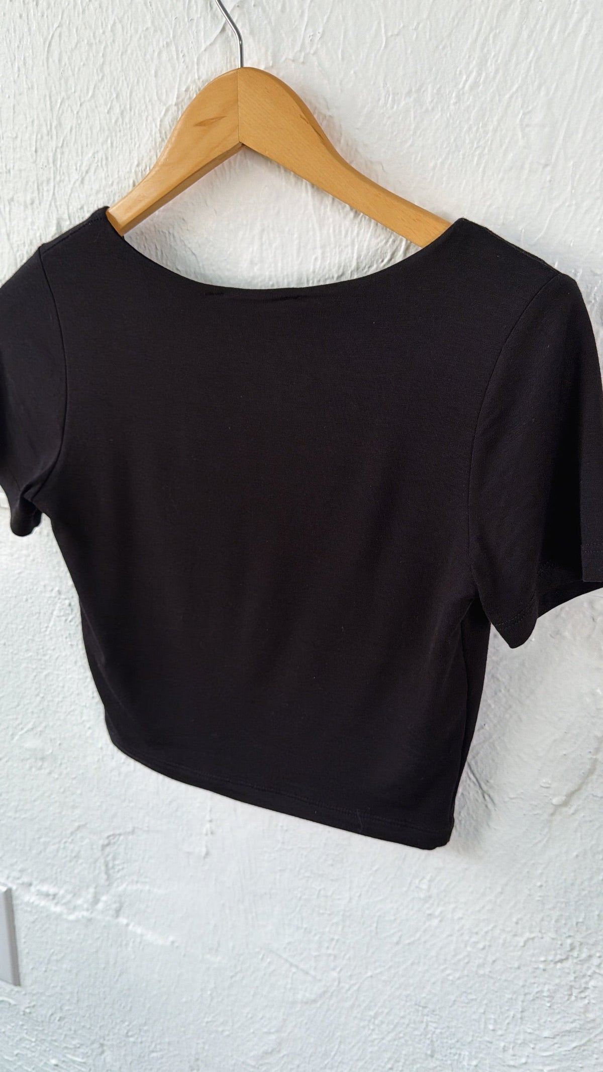 Double Layered Tee, Black