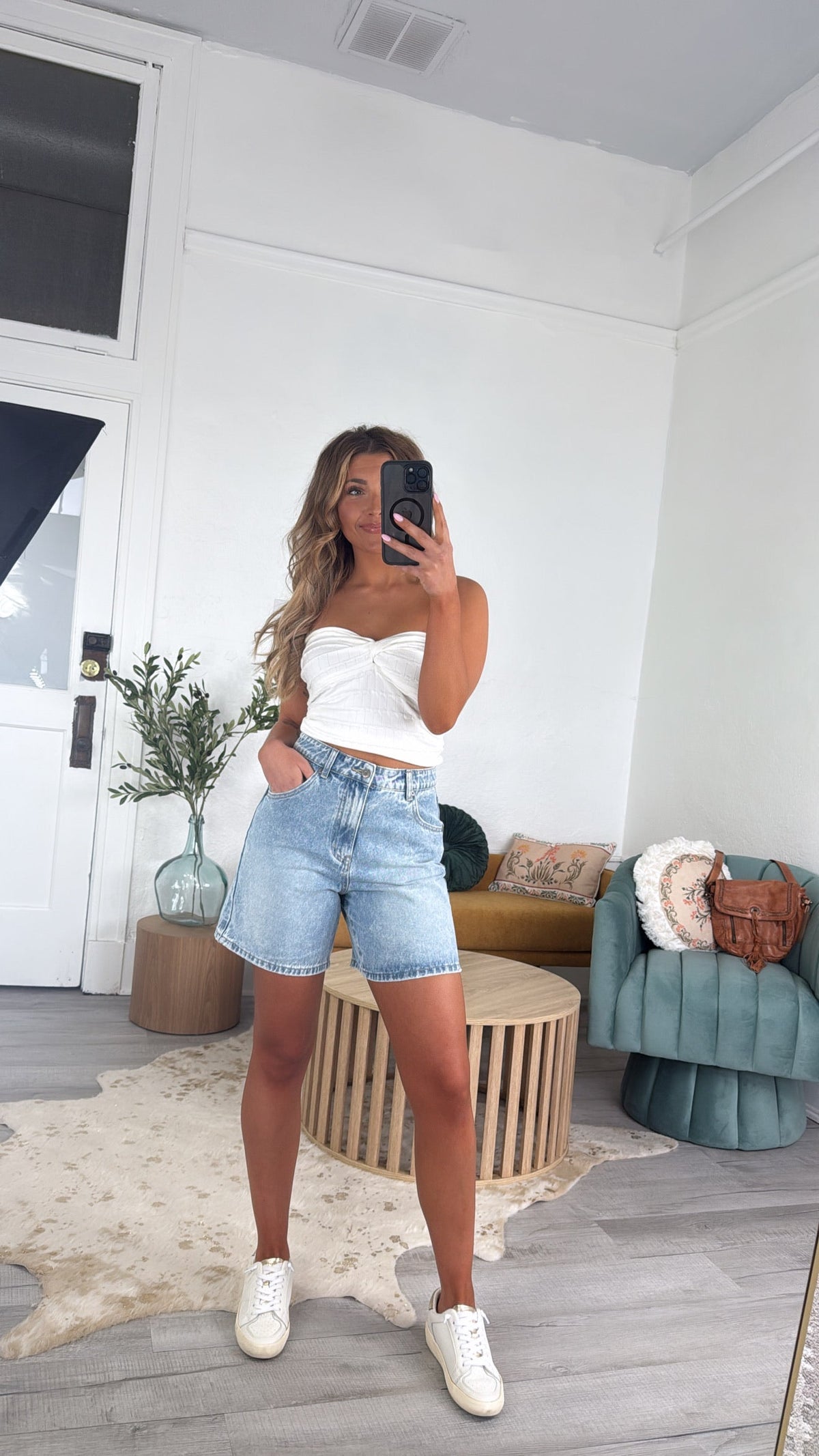 BY TOGETHER: Denim Jean Shorts