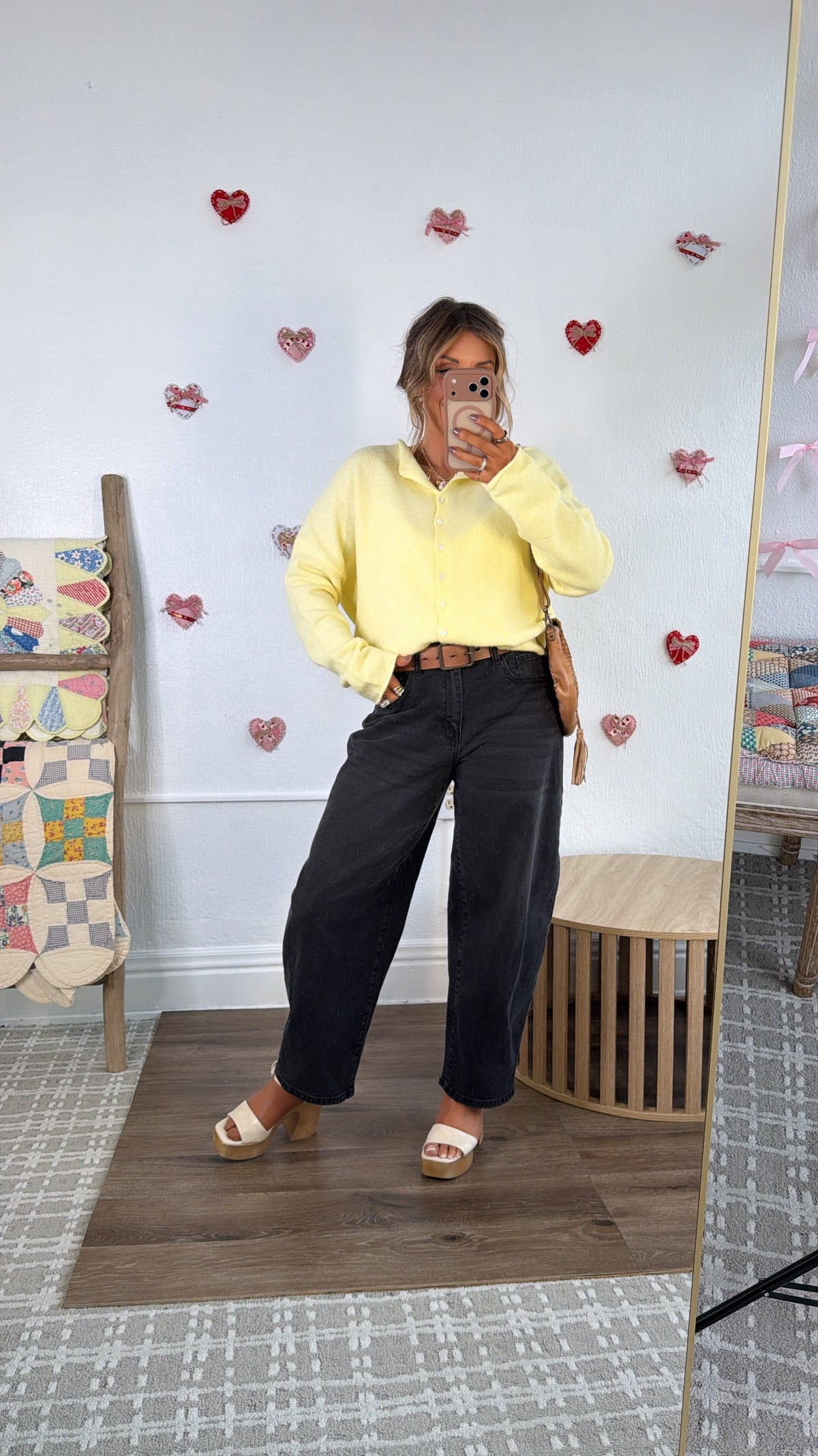 Penelope Knit Cardigan, Butter Yellow