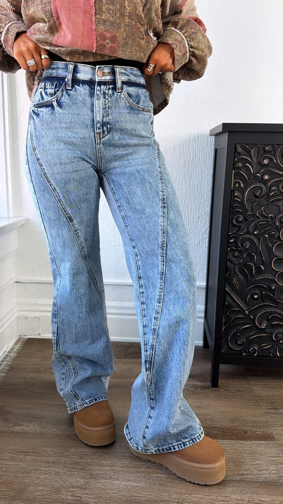 Everett High Rise Denim, Medium