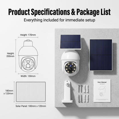 🔥 50% OFF – Solar-Powered Security Camera Light for Outdoor Protection
