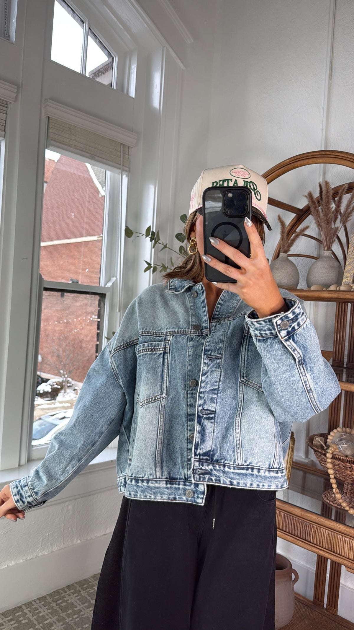 Lapis Bay Denim Jacket, Washed Denim