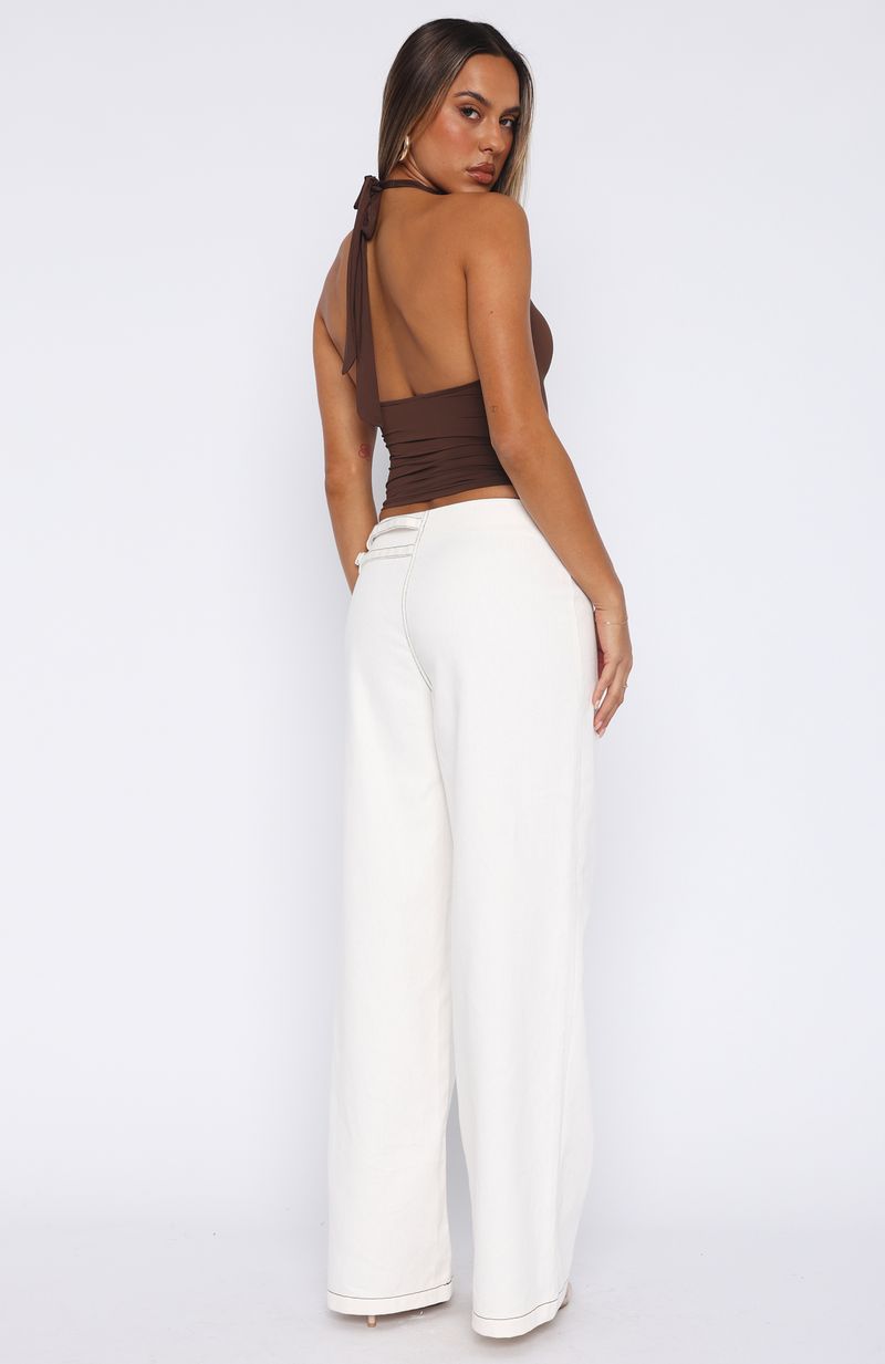 No Second Chances Pants Cream