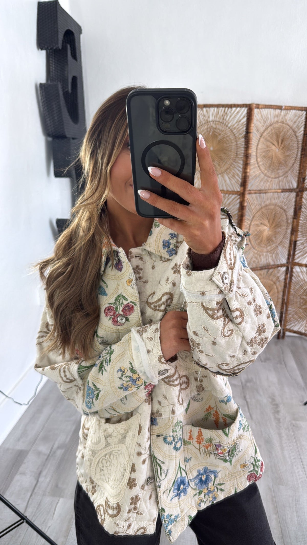 Luminous Threads Jacket, Natural Multi