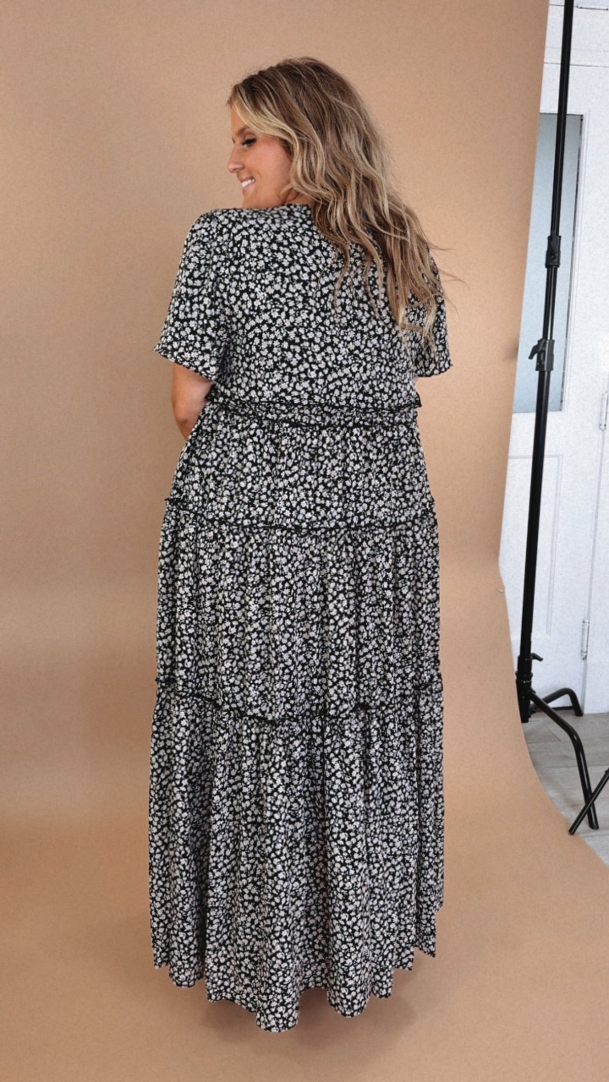 ECB Exclusive: Making Memories Maxi Dress, Black
