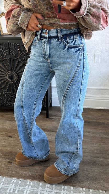 Everett High Rise Denim, Medium