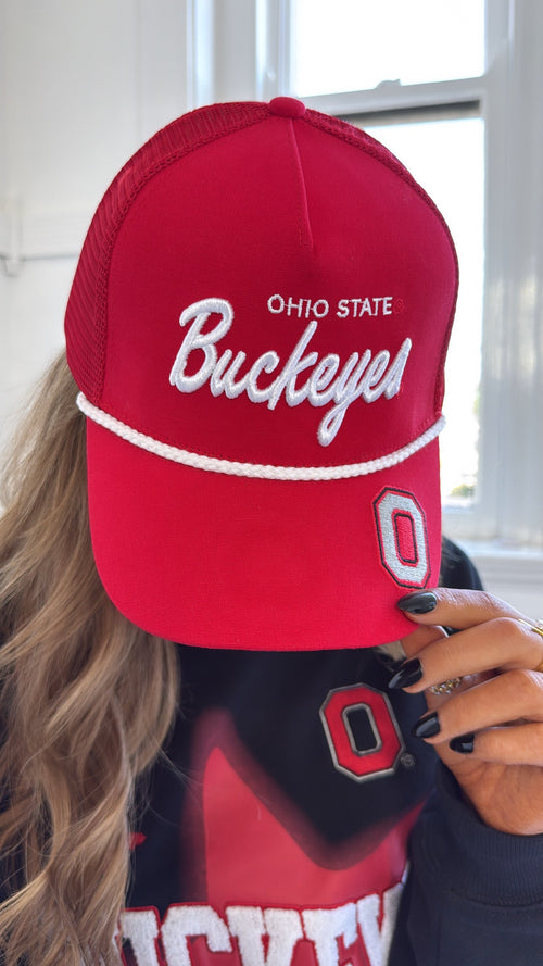 Buckeyes Hat, Red