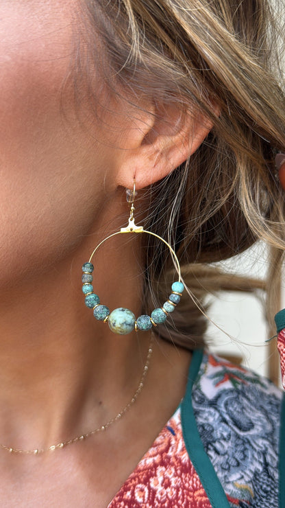 Cecelia Missy Gemstone Collection, Afr. Turquoise