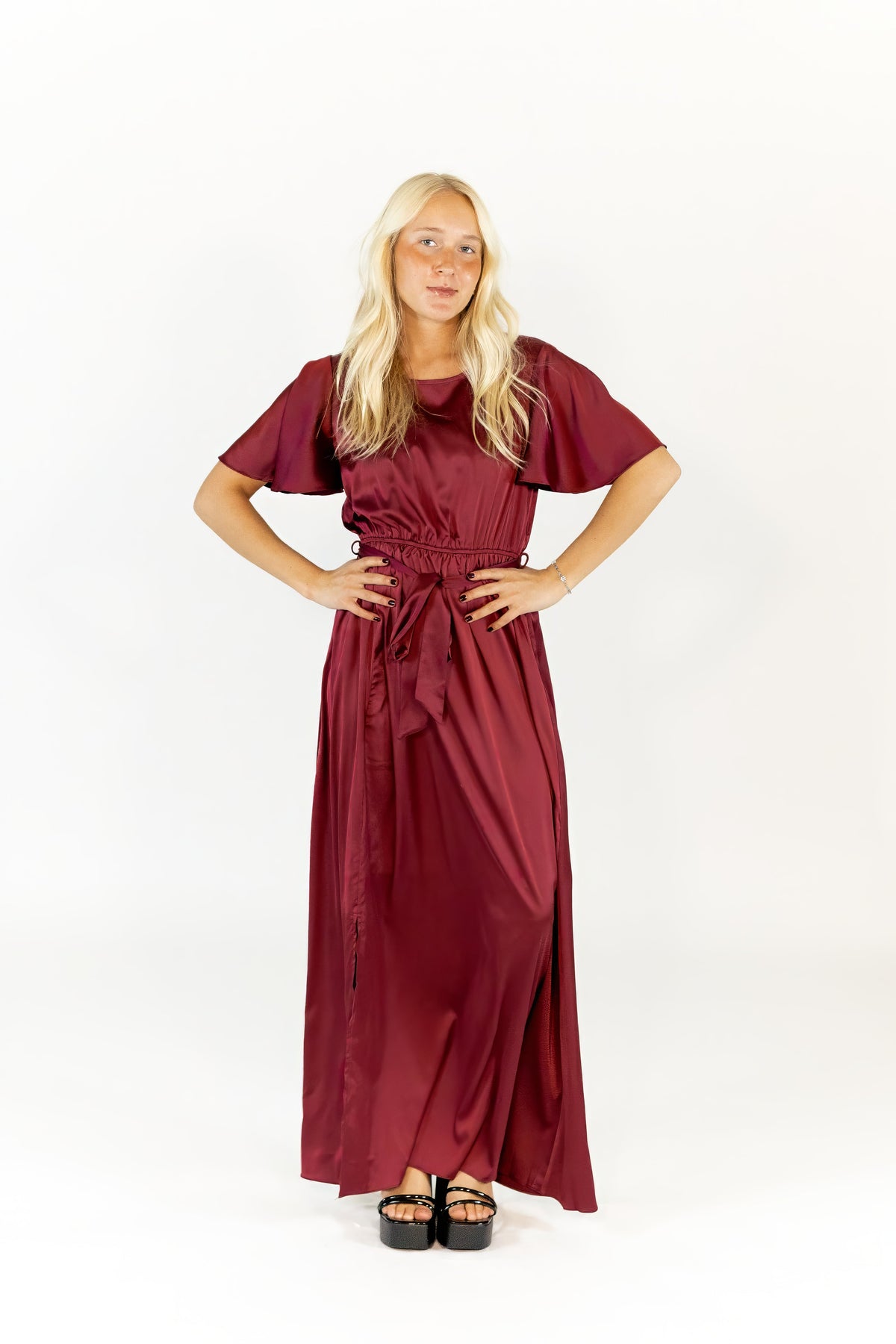 Vince Tie Waist Maxi Dress