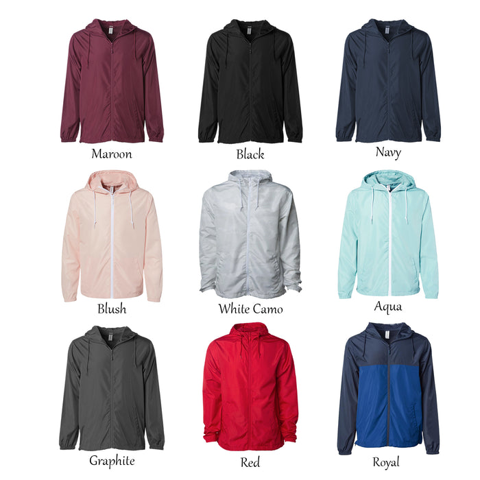 Alpha Delta Pi Windbreaker Jacket - Letters