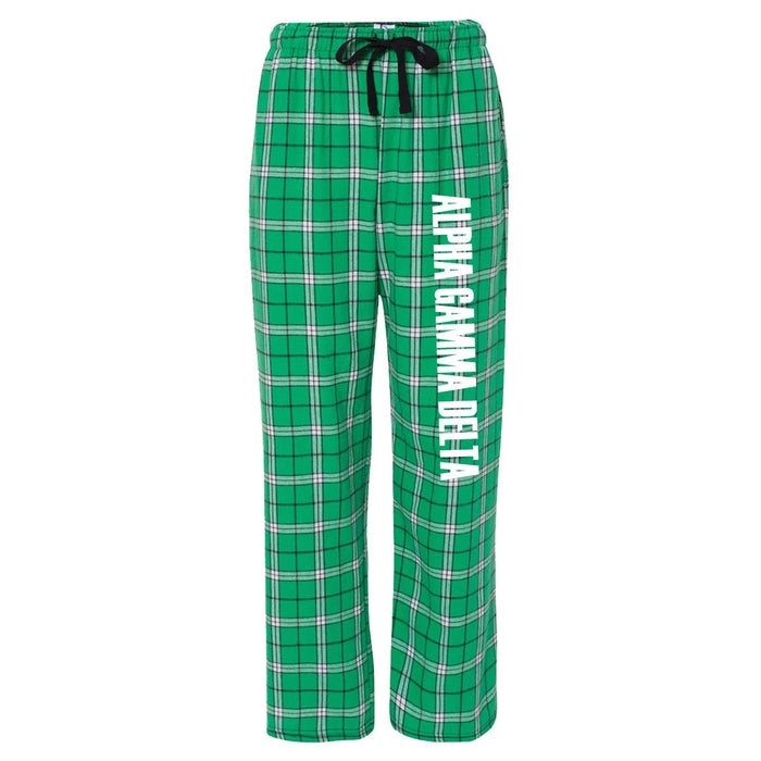 Alpha Gamma Delta Flannel Pants