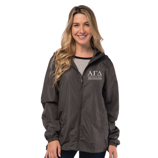 Alpha Gamma Delta Lightweight Windbreaker Jacket