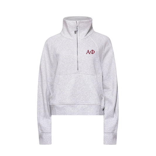 Alpha Phi lululemon Scuba Oversized Funnel-Neck Half Zip