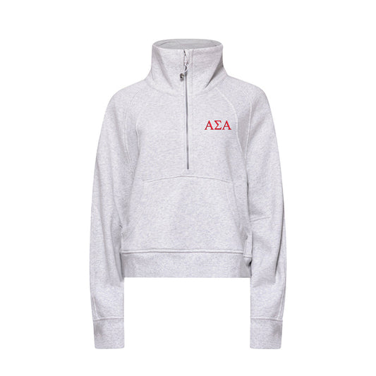 Alpha Sigma Alpha lululemon Scuba Oversized Funnel-Neck Half Zip