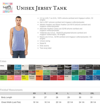 Alpha Sigma Phi Fraternity Jersey Tank Top