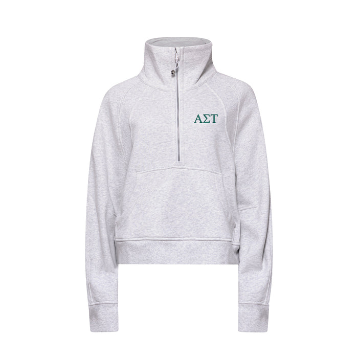 Alpha Sigma Tau lululemon Scuba Oversized Funnel-Neck Half Zip