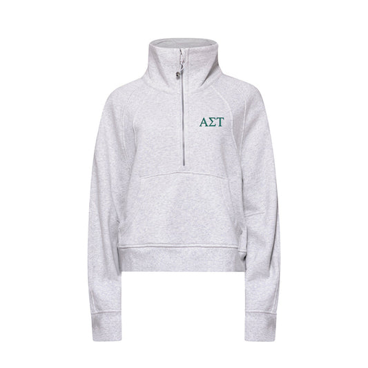 Alpha Sigma Tau lululemon Scuba Oversized Funnel-Neck Half Zip