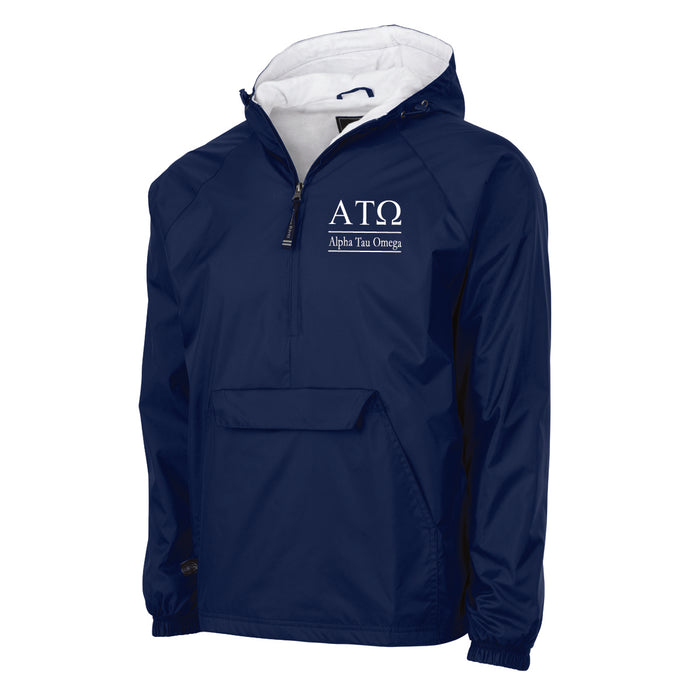 Alpha Tau Omega Flannel Lined Windbreaker