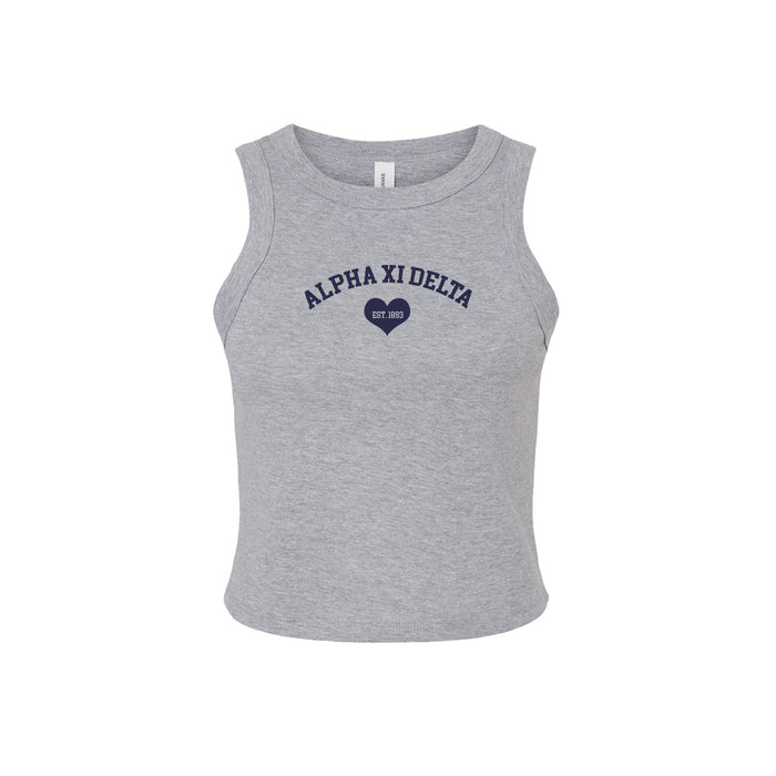 Alpha Xi Delta Cropped Tank Top