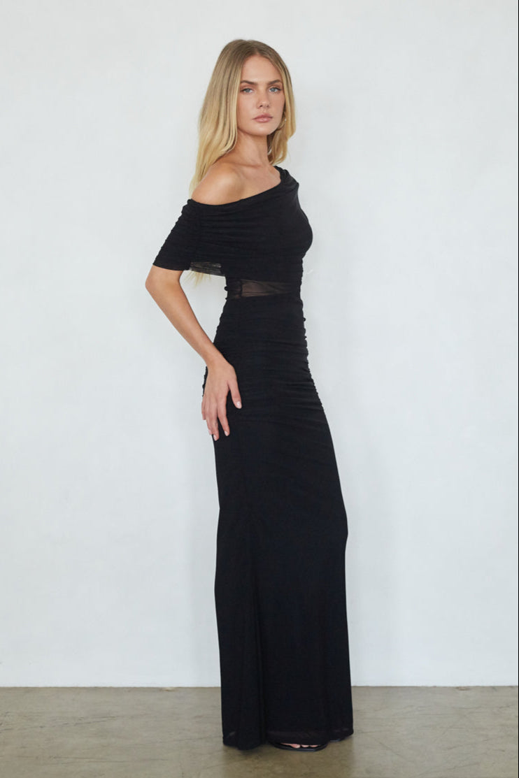Anora Off the Shoulder Maxi Dress