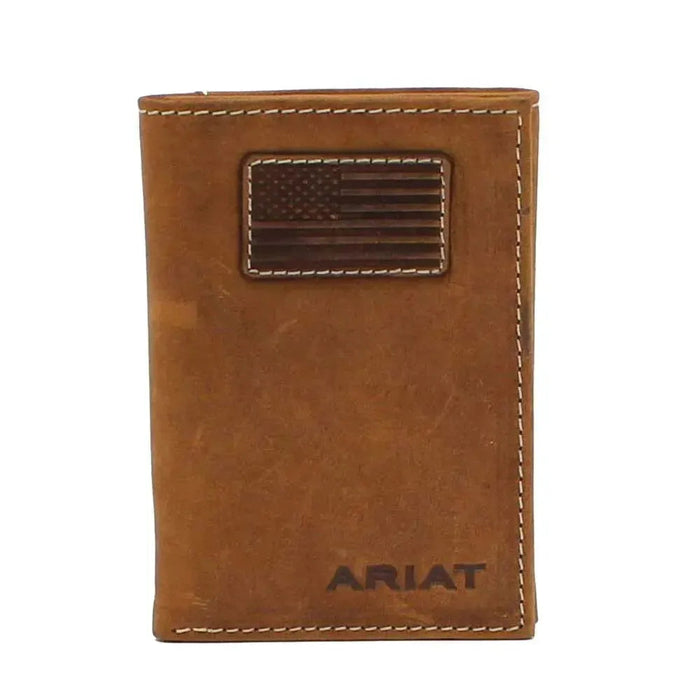 Ariat USA Flag - Men's Trifold Wallet - Hatcountry
