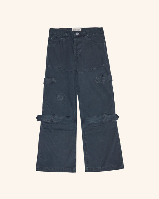 ARMY STRAIT PANTS - GREY