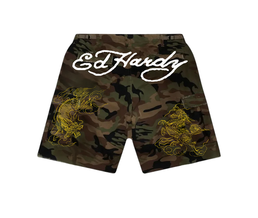 Bermuda Camuflada "Dragon" Ed Hardy x Matuê