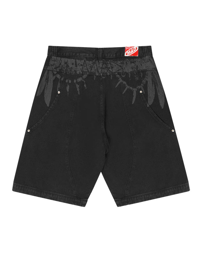 BERMUDA JEANS CURVALÍNEA CINTO TRIBAL - Four Street