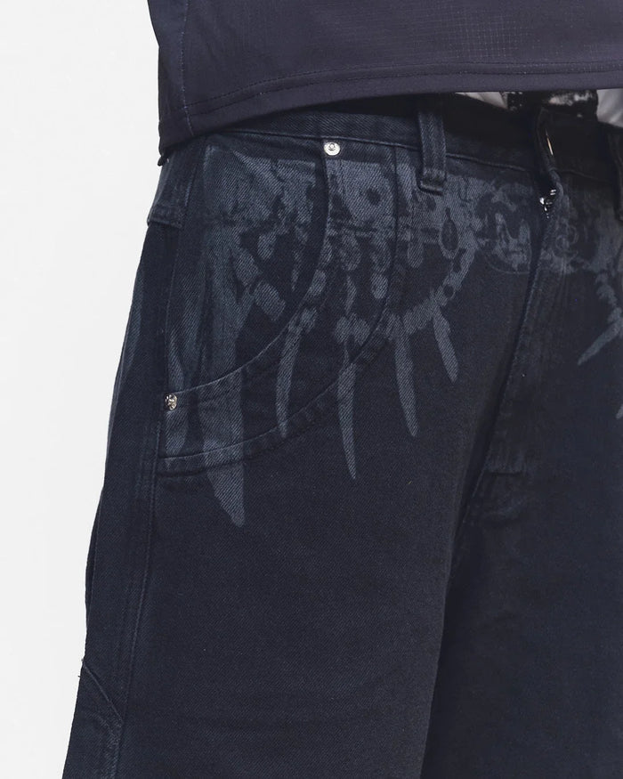 BERMUDA JEANS CURVALÍNEA CINTO TRIBAL - Four Street