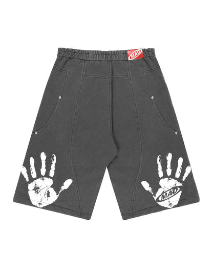 BERMUDA MOLETINHO DOUBLE HAND PRETO - Four Street