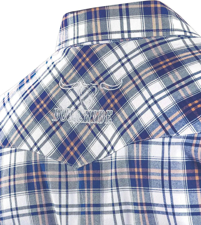 Bullhide Blue Plaid - Mens Western Shirt - Hatcountry