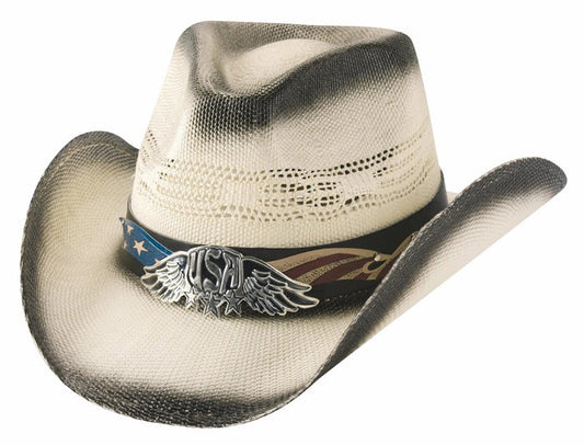 Bullhide Team USA - Straw Cowboy Hat - Hatcountry