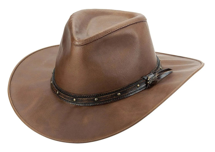 Bullhide Wayfarer - Leather Outdoorsmen Hat - Hatcountry