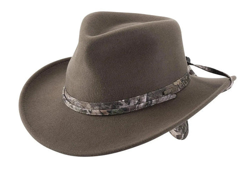 Bullhide Wyoming - Wool Felt Outdoorsmen Hat - Hatcountry