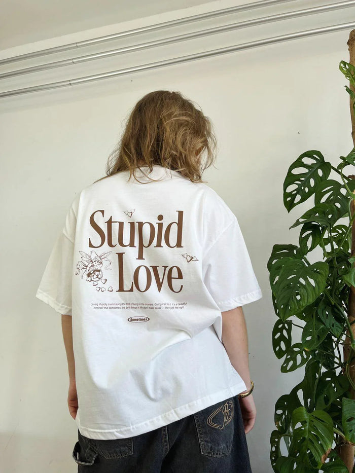 Camiseta Boxy Stupid Love - Four Street