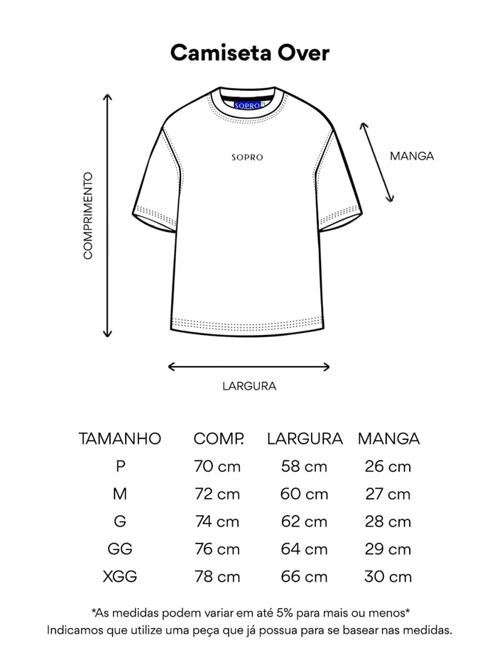 Camiseta Over Cena em Ladrilho